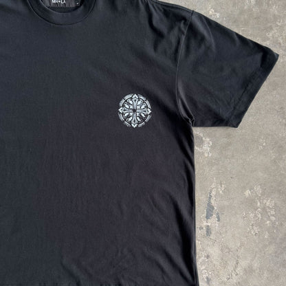 "IRON CROSS" TEE IN ANTHRACITE