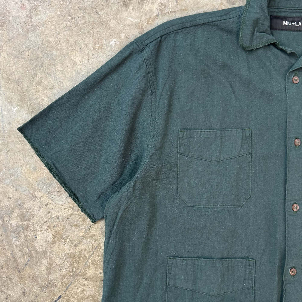 4 POCKET CUBAN SHIRT IN EMERALD