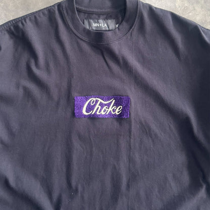 "CHOKE" TEE IN GRAPES/ANTHRACITE