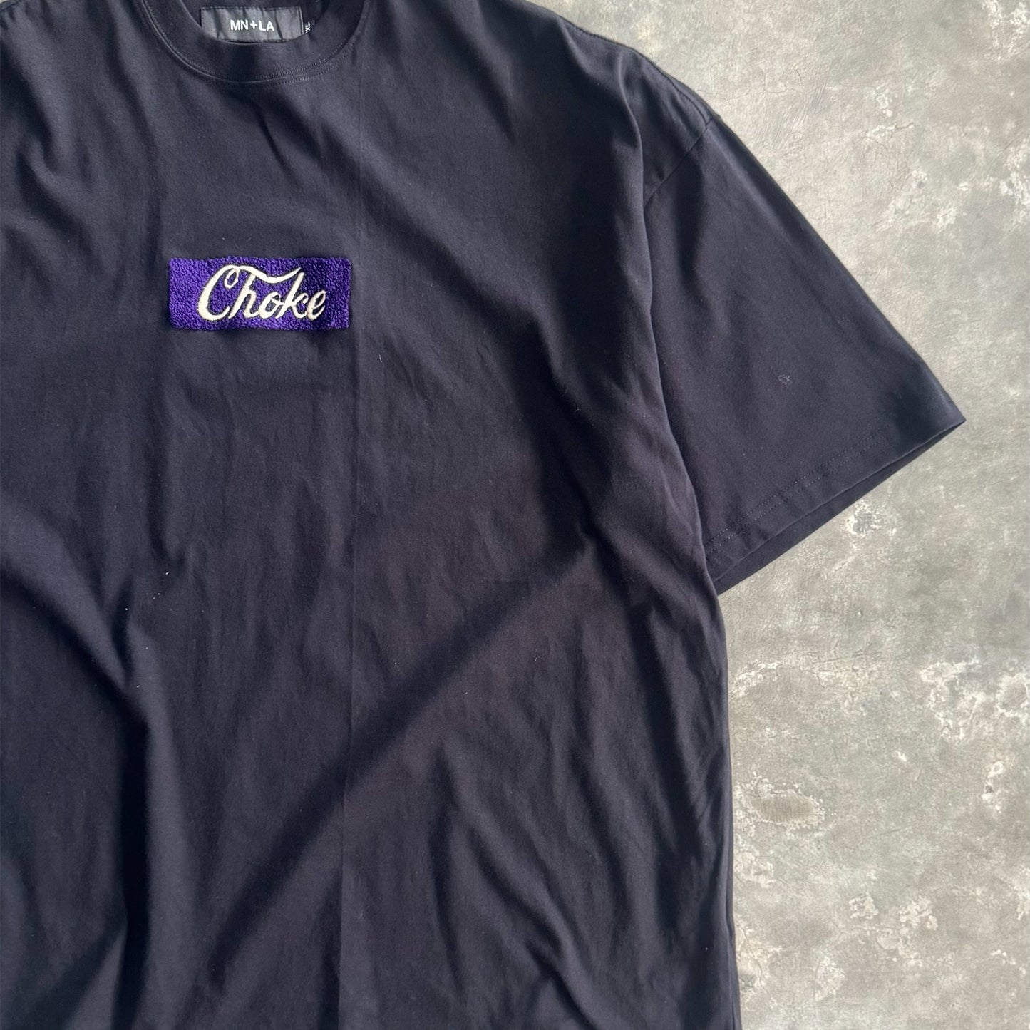 "CHOKE" TEE IN GRAPES/ANTHRACITE
