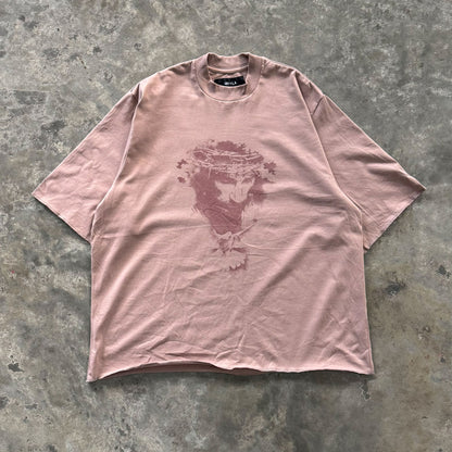 "CROWN OF THORNS" TEE IN MAUVE