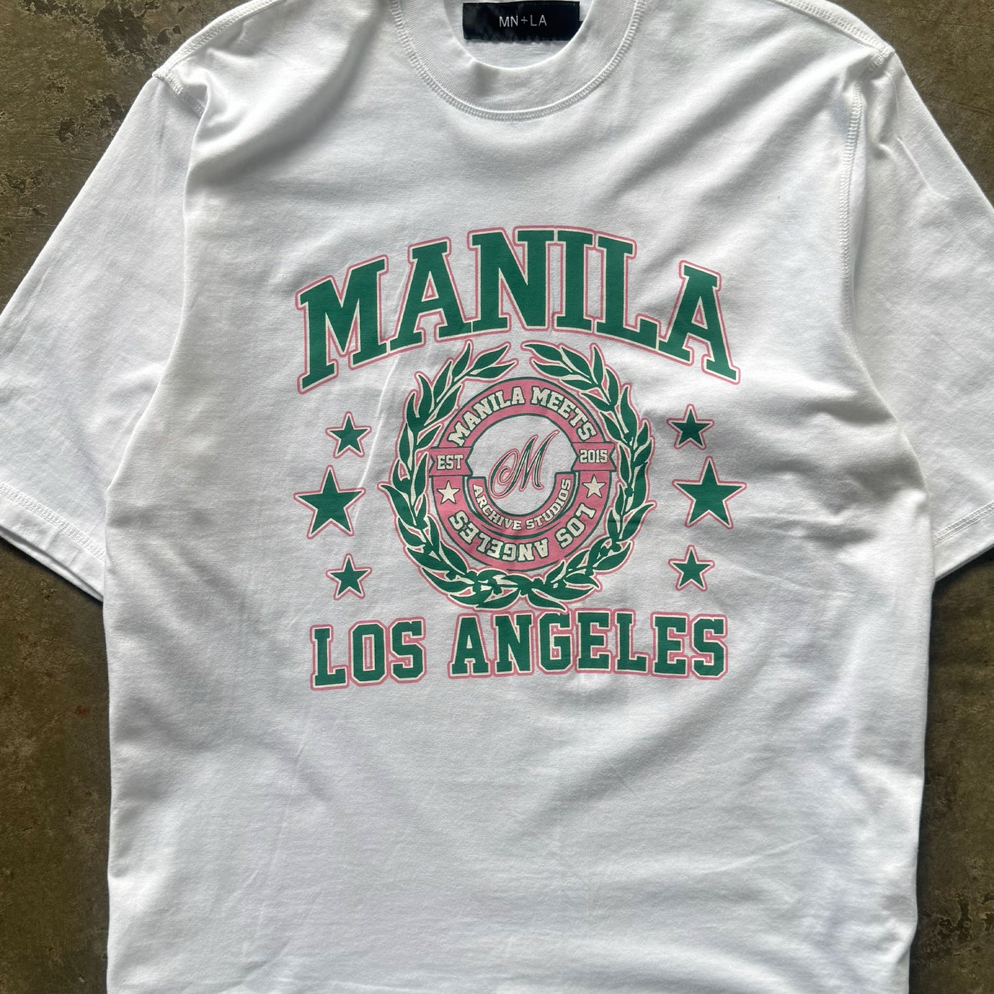 MN+LA™ ARCHIVE STUDIOS TEE IN WHITE