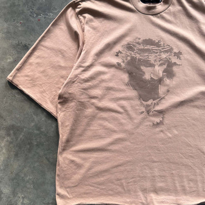 "CROWN OF THORNS" TEE IN WHEAT