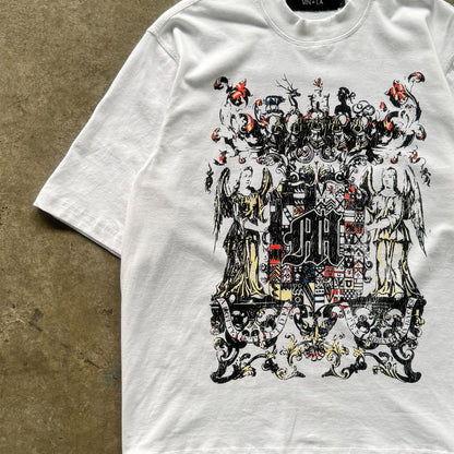 "M"$ DYNASTY" TEE IN WHITE