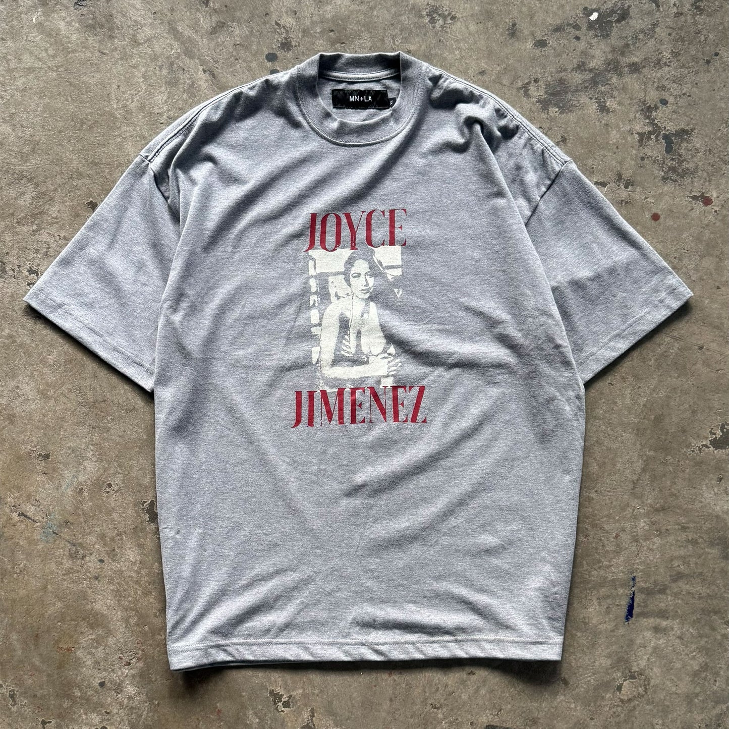 JJ TEE IN HEATHER GREY