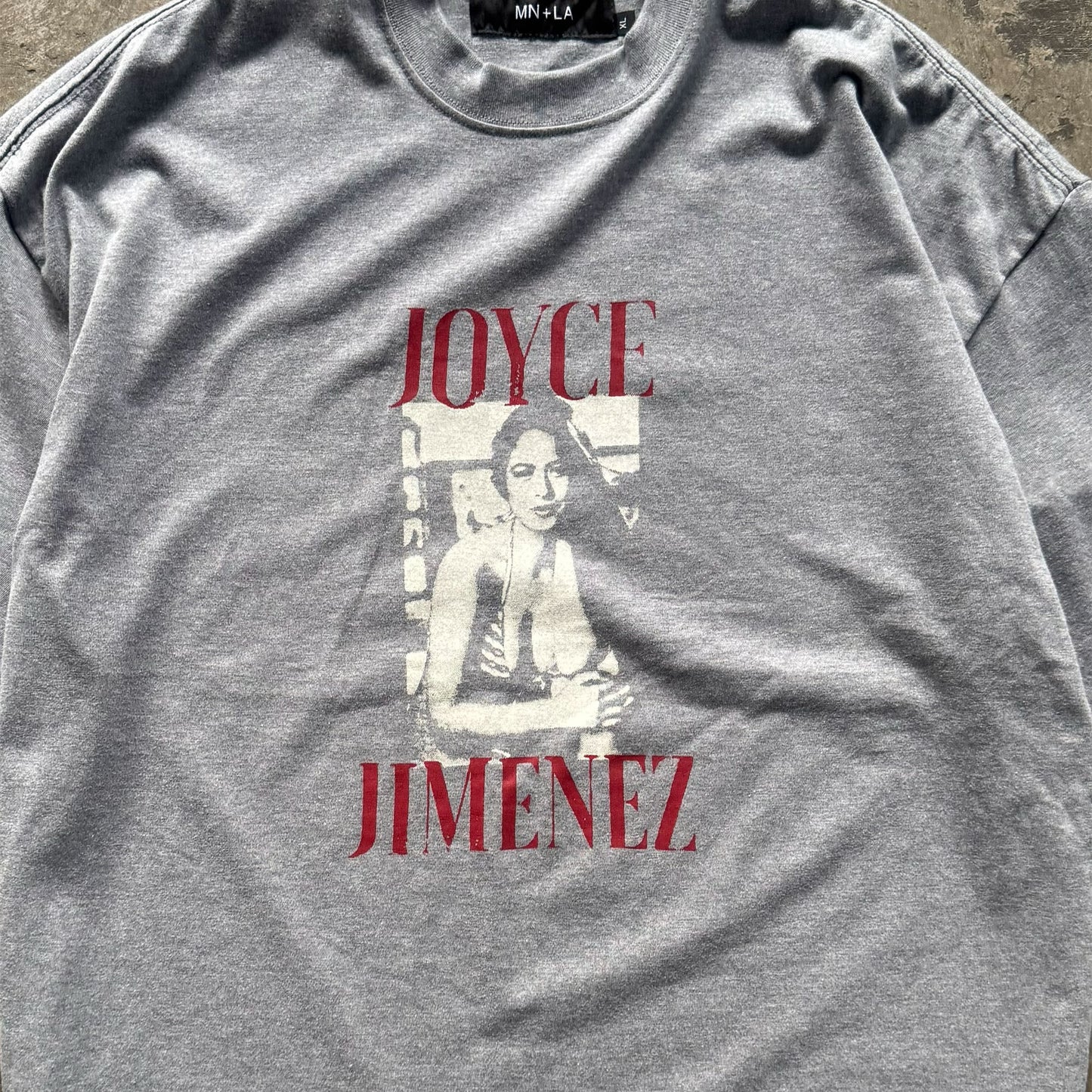 JJ TEE IN HEATHER GREY