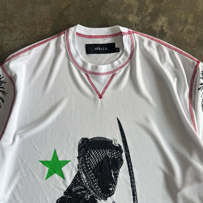 "DESERT PHANTOM" TEE IN WHITE