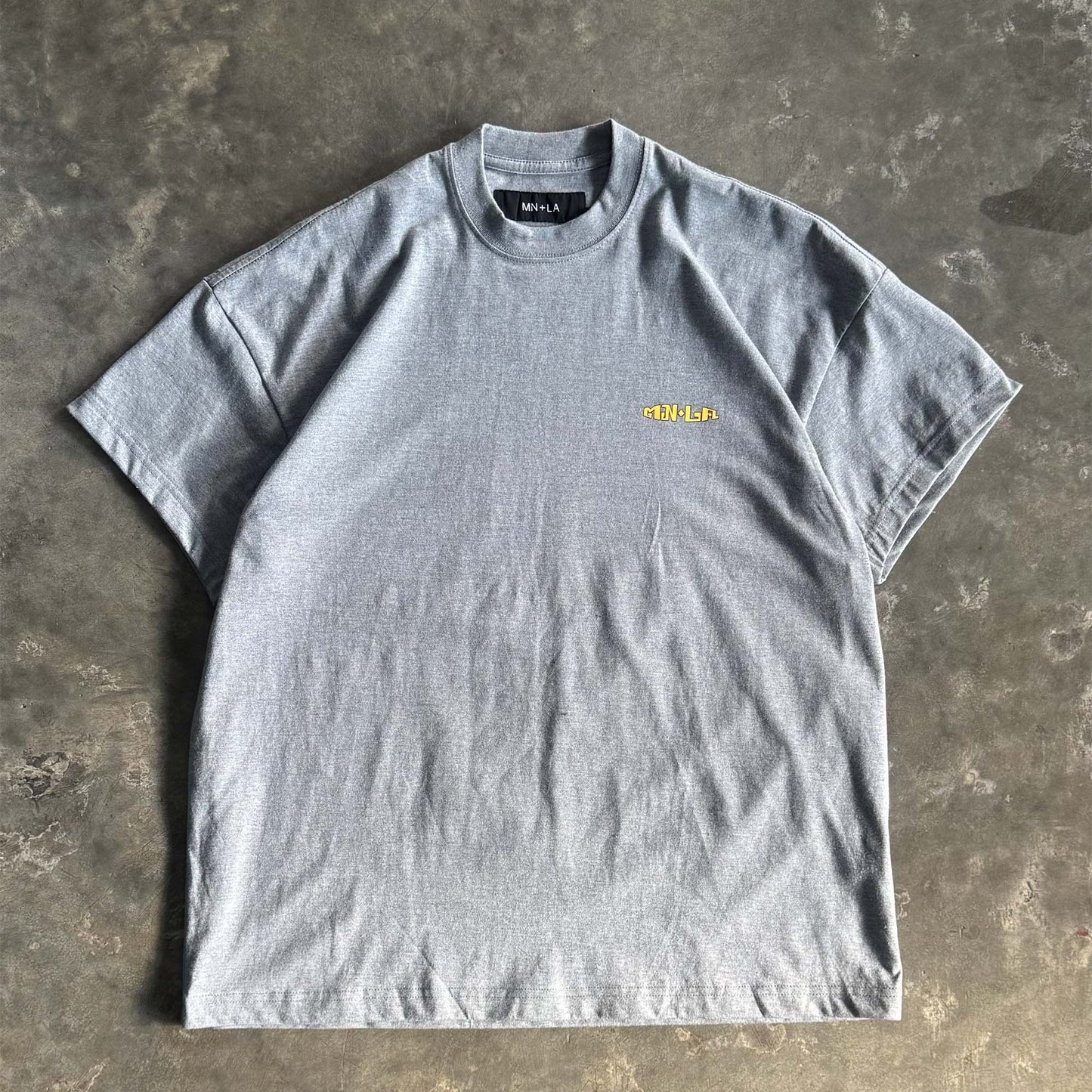 "THAI" LOGO TEE IN HEATHER GREY