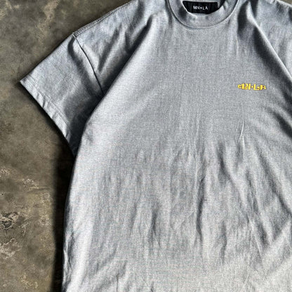"THAI" LOGO TEE IN HEATHER GREY