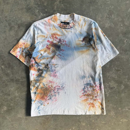 MOCK NECK TEE TIE DYE WASH