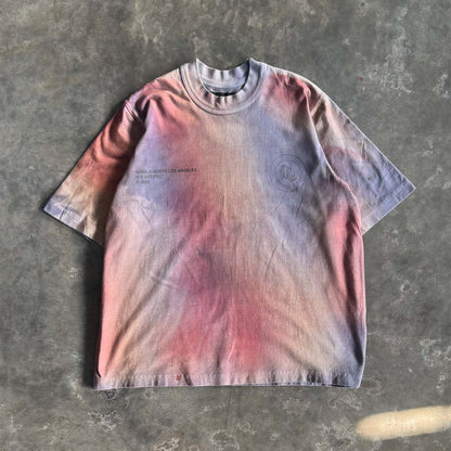 "M'$ ARTIFACT" MOCK NECK TEE IN HEAT MAP