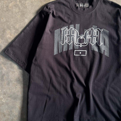 "MIRROR M'$" TEE IN CAVIAR