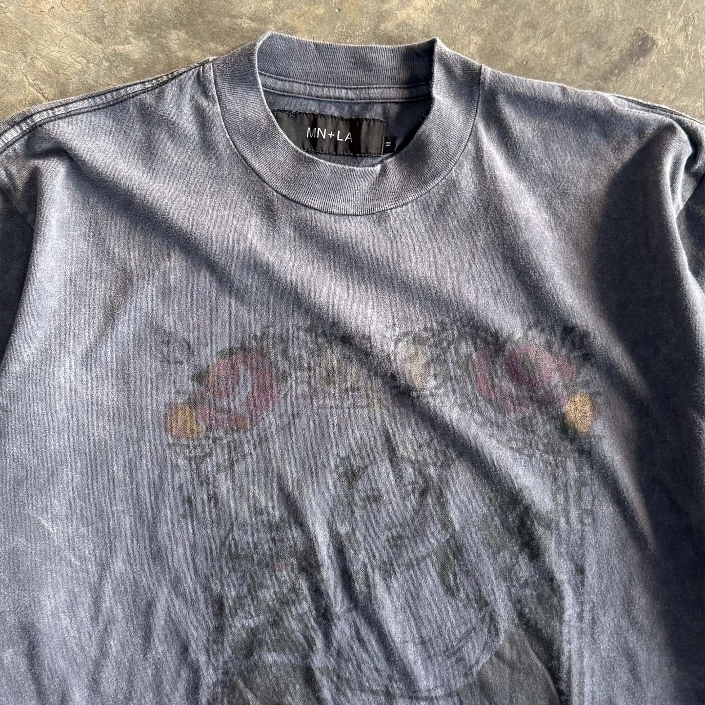 “IMMACULATE” TEE IN SLATE