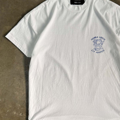 NAUGHTY N' NICE "DRAGON'S LUCK" TEE IN WHITE