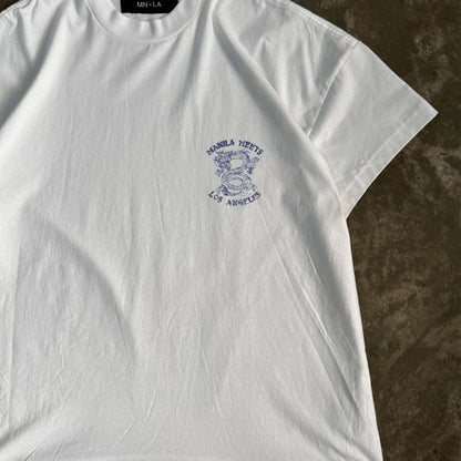 NAUGHTY N' NICE "DRAGON'S LUCK" TEE IN WHITE