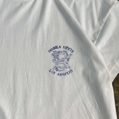 NAUGHTY N' NICE "DRAGON'S LUCK" TEE IN WHITE
