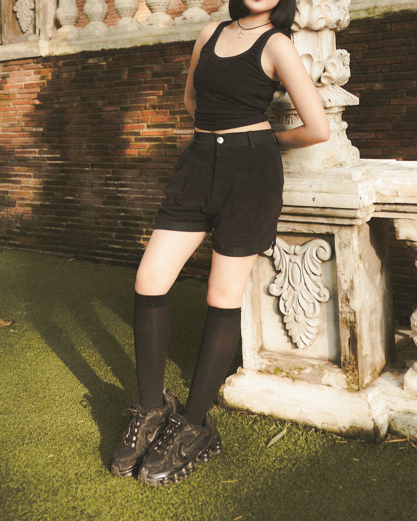 TOWEL SHORTS IN ANTHRACITE