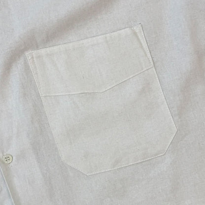4 POCKET CUBAN SHIRT IN IVORY