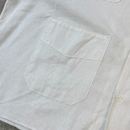 4 POCKET CUBAN SHIRT IN IVORY
