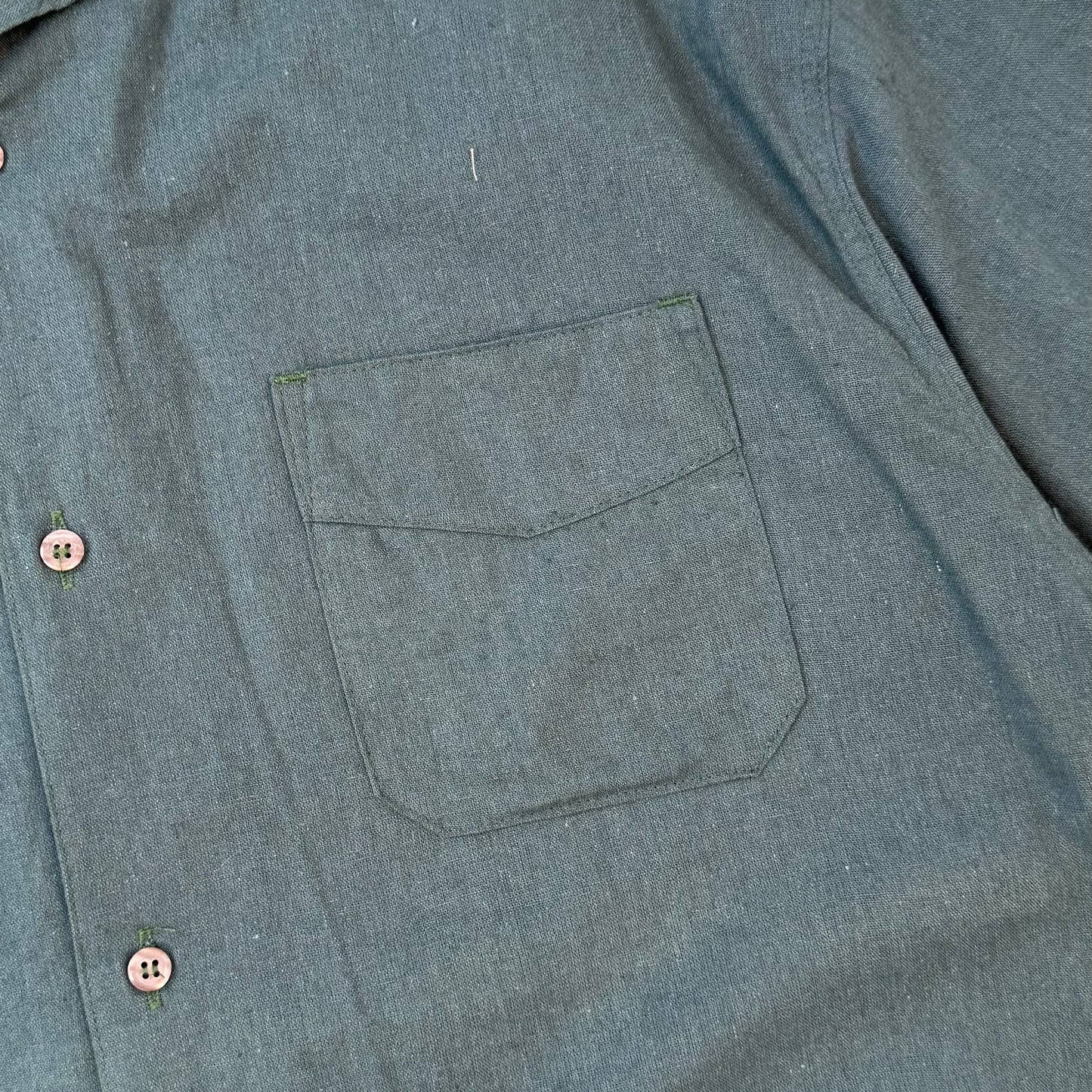 4 POCKET CUBAN SHIRT IN EMERALD