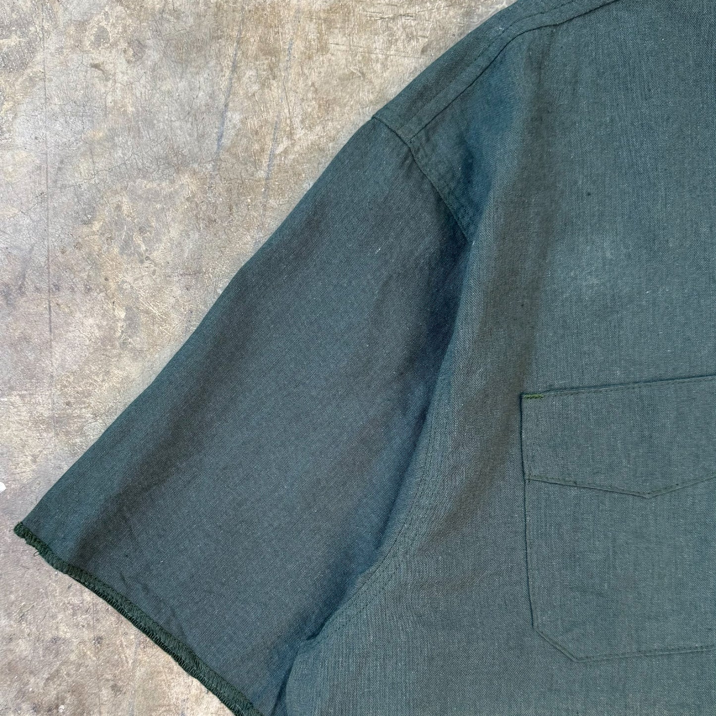 4 POCKET CUBAN SHIRT IN EMERALD