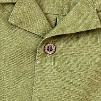 4 POCKET CUBAN SHIRT IN NEEM GREEN