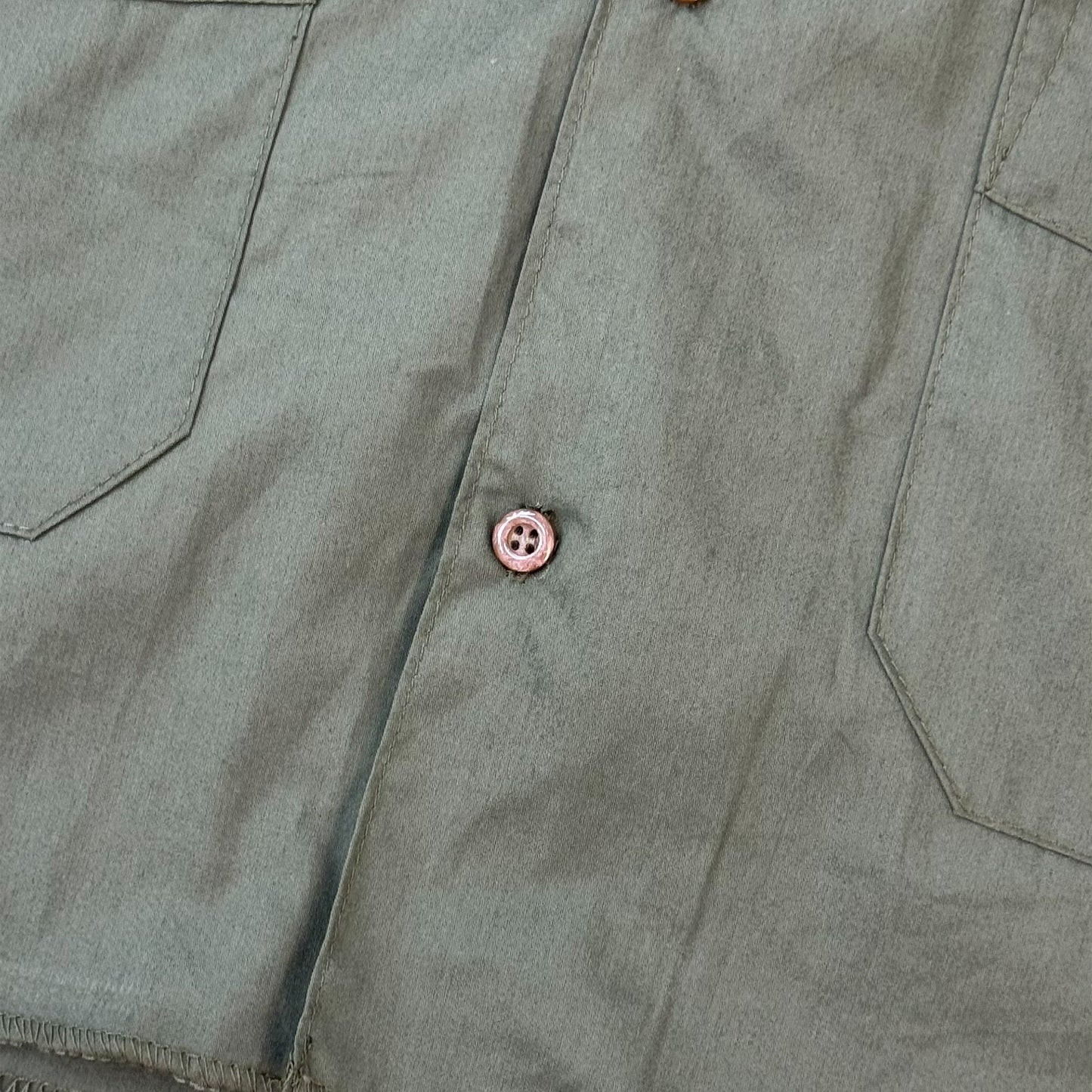 4 POCKET CUBAN SHIRT IN OLIVE GREEN