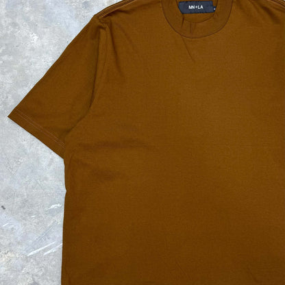 CHOP CHOP TEE IN RUST
