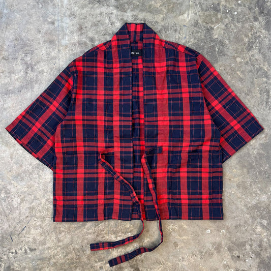 RED/NAVY S/S DRAPE