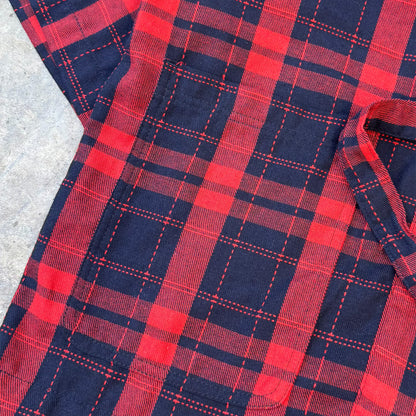 RED/NAVY S/S DRAPE