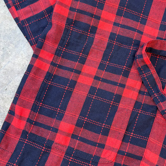 RED/NAVY S/S DRAPE