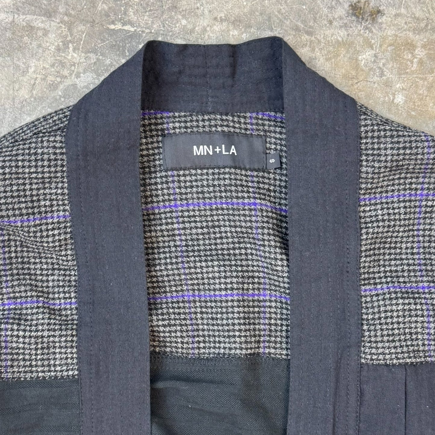 DRAPE V5 IN PIGEON PLAID