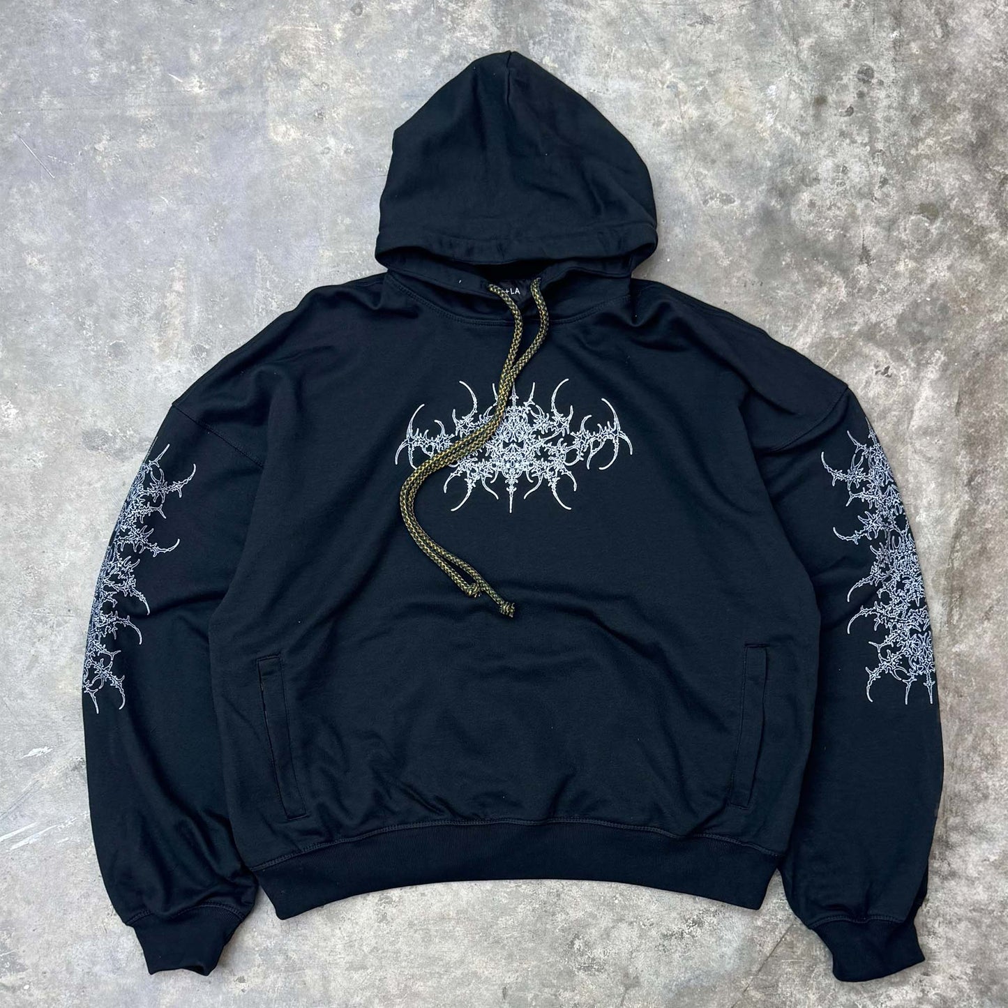 "NOCTURNE" HOODIE IN CAVIAR