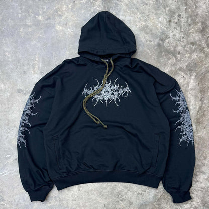"NOCTURNE" HOODIE IN CAVIAR