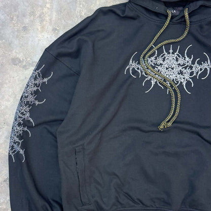 "NOCTURNE" HOODIE IN CAVIAR