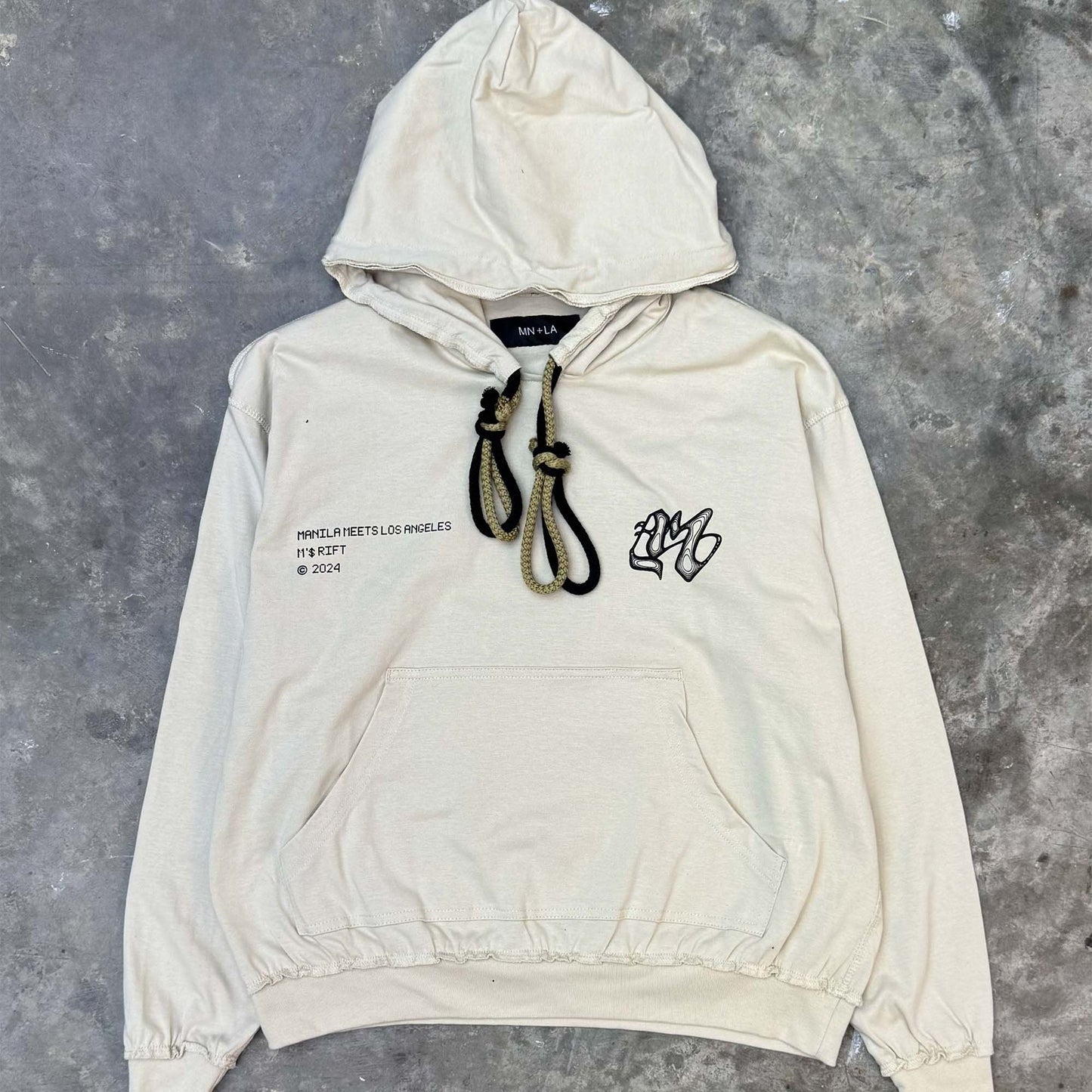 M'$ RIFT HOODIE IN OAT