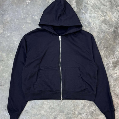CLASSIC ZIP HOODIE IN ANTHRACITE