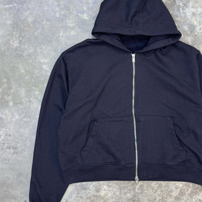 CLASSIC ZIP HOODIE IN ANTHRACITE