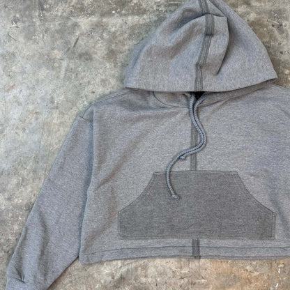 HARPER HOODIE IN HEATHER GREY