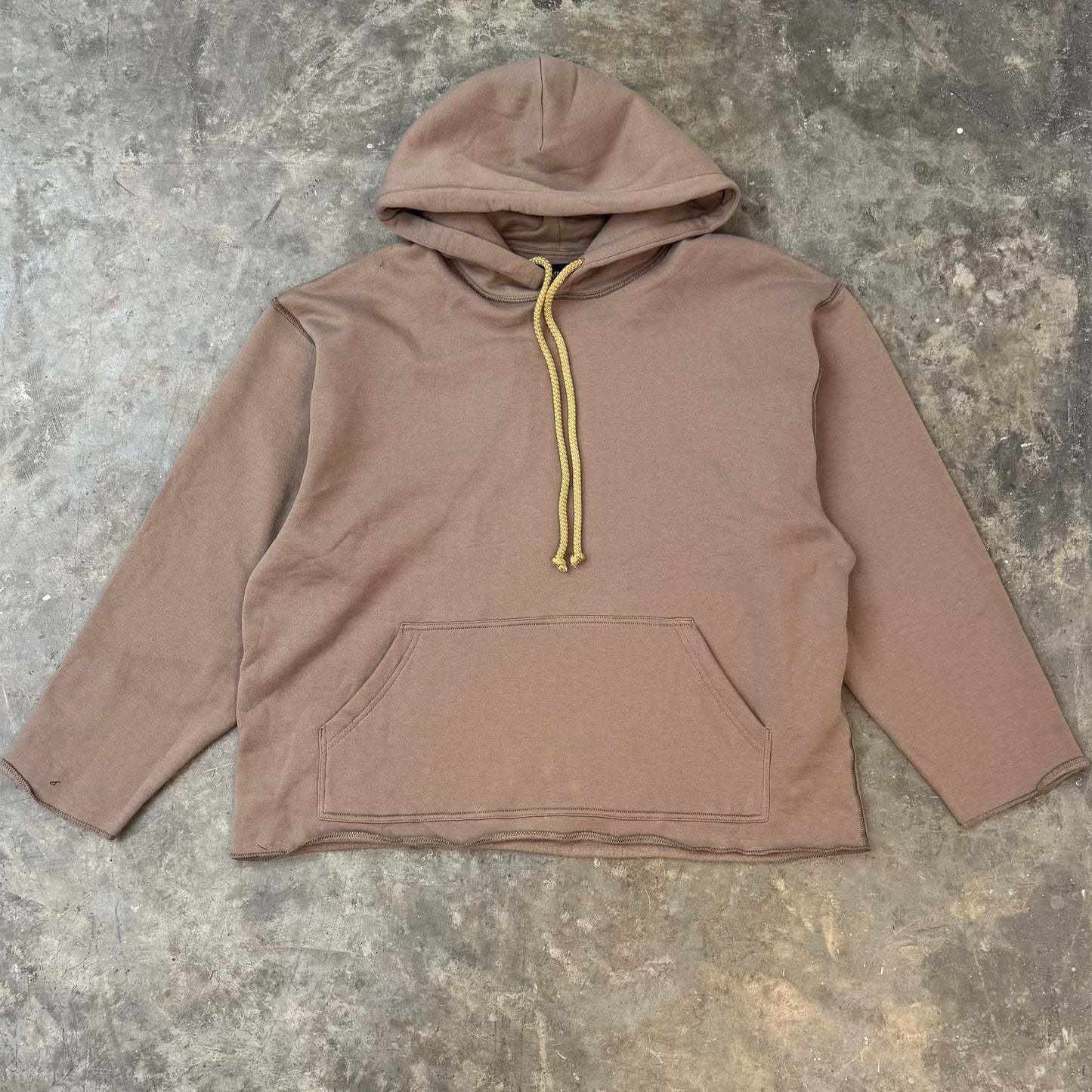 EXO™ CUTOFF HOODIE IN MAUVE