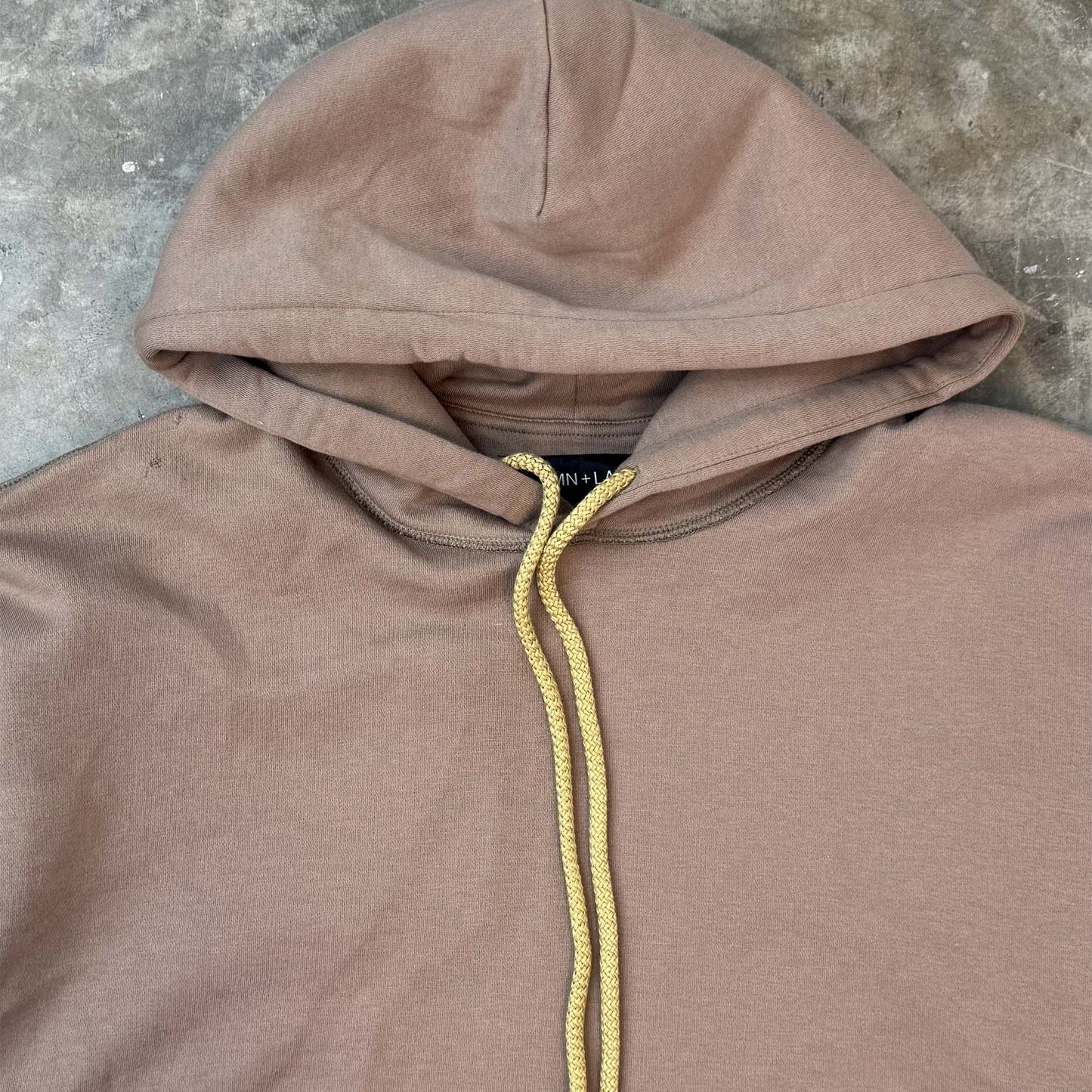 EXO™ CUTOFF HOODIE IN MAUVE