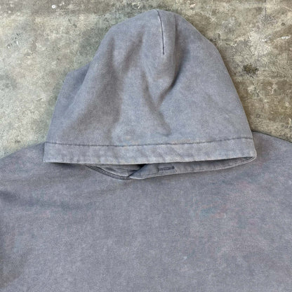 CUTOFF HOODIE IN CEMENT