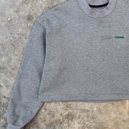 LOUNGE SWEATSHIRT IN HEATHER GREY