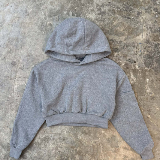 LOUNGE HOODIE IN HEATHER GREY