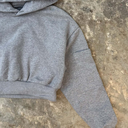 LOUNGE HOODIE IN HEATHER GREY