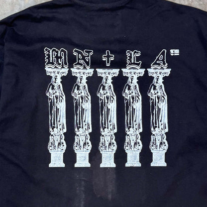M'$ MOTHERLAND LONGSLEEVE TEE IN ANTHRACITE