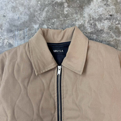 FLIGHT BOMBER JACKET IN CHAMPAGNE