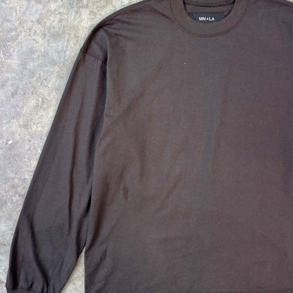 LONGSLEEVE TEE V4 IN CHARCOAL GREY