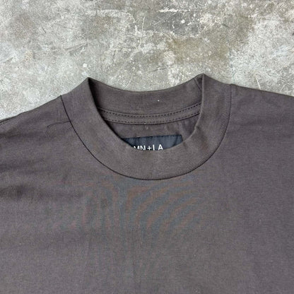 LONGSLEEVE TEE IN CHARCOAL GREY