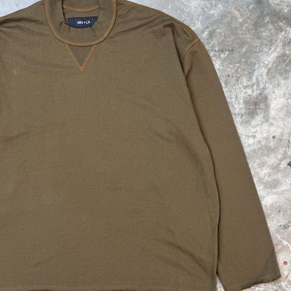 EXO™ MILITIA LONGSLEEVE TEE V3 IN OLIVE/RUST